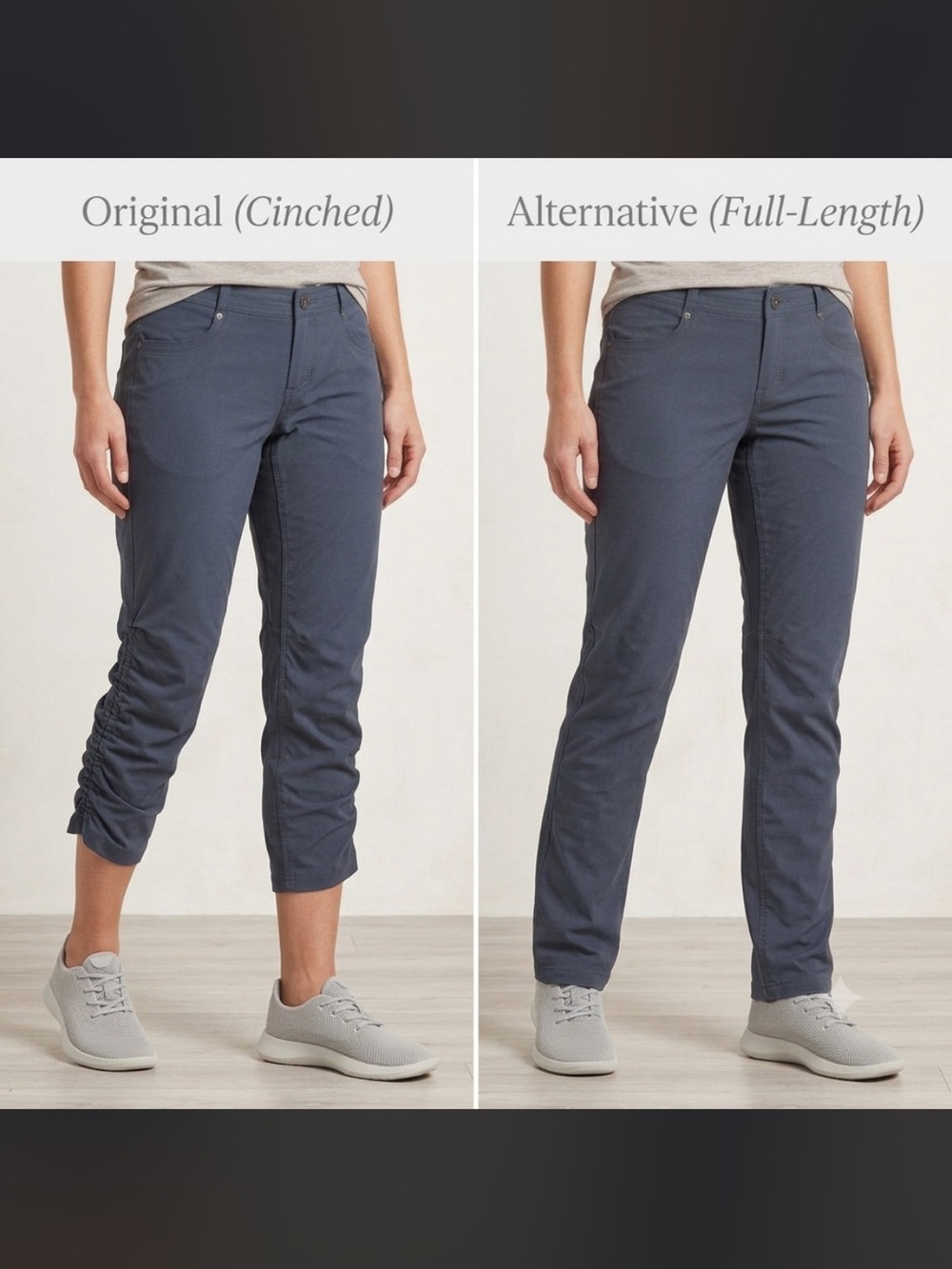 KUHL Womens Pants Size 10 Short Blue Cinch‎ Convertible Hiking Outdoor Stretch